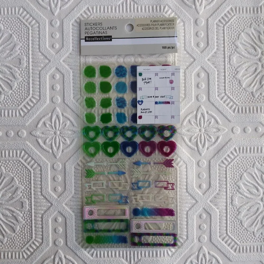 Recollections Planner Accessories Stickers 168 pc